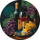 Ideyka, malowanie po numerach, Wytworna degusta, 39 cm