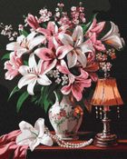 Ideyka, malowanie po numerach, Wytworne lilie, 40-50 cm