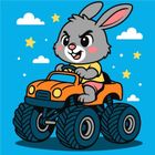 Ideyka, malowanie po numerach, Zająć w samochodzie Kids