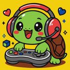 Ideyka, malowanie po numerach, Żółwik gracz, 25-25 cm