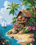 Ideyka, malowanie po numerach, Życie w tropikach, 40-50 cm