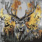 Ideyka, mozaika diamentowa, Złoty jeleń, 40-40 cm