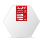 Ideyka, płótno malarskie na blejtramie sześciokątnym, 39 cm