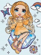 Ideyka, Rainbow High, malowanie po numerach, Poppy Rowan