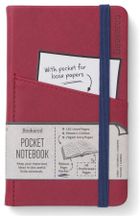 If, Bookaroo, Journal, notatnik A6, pocket, bordowy, 1 szt.