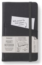 If, Bookaroo, Journal, notatnik, pocket A6, czarny, 1 szt.