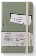 If, Bookaroo Journal Pocket, notatnik A6, zielony, 1 szt.
