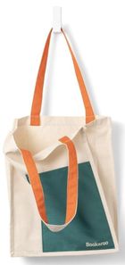 If, Bookaroo, torba bawełniana, Teal&Orange