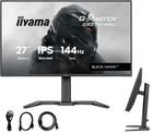 Iiyama, monitor, 27", GB2741HSU-B1 IPS, FHD, 144Hz, 1ms, 2xUSB, 350cd, HDMI, DP, HAS (150) PIVOT