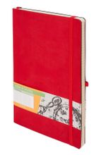 Impresja, notes B5, w kratkę, czerwona, 1 szt.