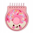 Incood, kołonotes, okrągły, 80 kartek, pączek różowy, 1 szt.