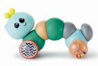 Infantino, gąsienicznka na kółkach, zabawka sensoryczna, miętowa