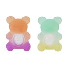 Infantino, gryzaczki silikonowe, misie, 2szt.