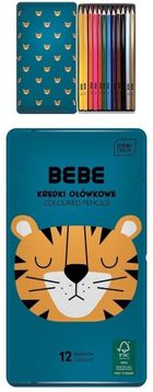 Interdruk, kredki ołówkowe, Boys, 12 kolorów