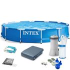 Intex, basen ogrodowy stelażowy, 366-76 cm, zestaw 10w1