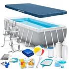 Intex, basen stelażowy, 400-200-122 cm, zestaw 18w1