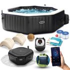 Intex, dmuchane SPA jacuzzi z hydromasażem, 4 os., 180-71 cm