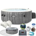 Intex, dmuchane SPA jacuzzi z hydromasażem, 4 os., 196-71 cm