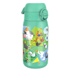 ION8, Farma, stalowy bidon z ustnikiem, zielony, 400 ml
