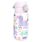 ION8, Jednorożec, stalowy bidon z ustnikiem, liliowy, 400 ml