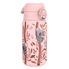 ION8, Koala, stalowy bidon z ustnikiem, różowy, 400 ml