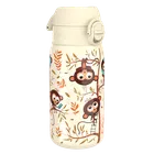 ION8, Małpki, stalowy bidon z ustnikiem, kremowy, 400 ml