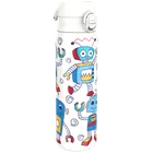 ION8, Roboty, bidon stalowy z ustnikiem, biały, 600 ml