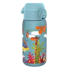ION8, Zwierzęta safari, bidon z ustnikiem, niebieski, 350 ml