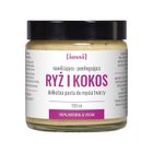 Iossi, Ryż i Kokos, delikatna pasta do mycia twarzy, nawilżająco-peelingująca z proteinami ryżowymi i ekstraktem z kokosa, 120 ml