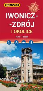 Iwonicz-Zdrój, Rymanów-Zdrój i okolice. Mapa turystyczna w skali 1:20 000