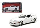 Jada Toys, f&f toyota supra white 1995 1:24