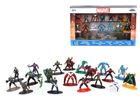 Jada Toys, Marvel, metalowe figurki superbohaterów, 4 cm, 20 szt.