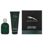 Jaguar, Green For Men, zestaw: woda toaletowa, spray, 100 ml + żel pod prysznic, 200 ml