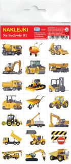 Jako, naklejki, na budowie