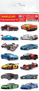 Jako, naklejki, samochody