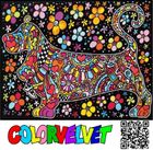 Jamnik. Kolorowanka welwetowa, 47-35 cm