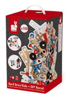 Janod, Brico ‘Kids, zestaw konstruktora, 100 elementów