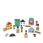 Janod, Cross Road, Miasto, zestaw klocków i figurek, 36 elementów