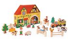 Janod, Farma, zestaw drewniany Story Box