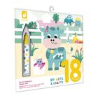 Janod, My arts & crafts, zestaw kreatywny, kolorowanka wodna