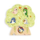 Janod, Odgłosy ptaków, drewniane puzzle muzyczne, 6 szt.