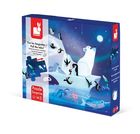 Janod, Pod gwiazdami, puzzle z niespodzianką, 20 elementów
