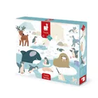 Janod, puzzle sensoryczne, kraina polarna, 20 elementów