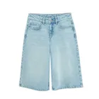 Jasnoniebieskie bermudy jeansowe z regulacją Cool Club