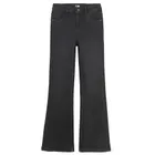 Jeansowe spodnie flare z wysokim stanem Cool Club