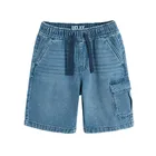 Jeansowe szorty relaxed z regulacją Cool Club