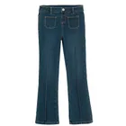 Jeansy o kroju flare z regulacją Cool Club