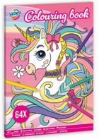 Jednorożec. Kolorowanka A4