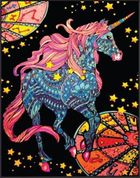 Jednorożec zodiak. Kolorowanka welwetowa, 47-35 cm