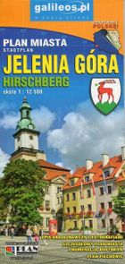 Jelenia Góra. Plan miasta 1 :12 500